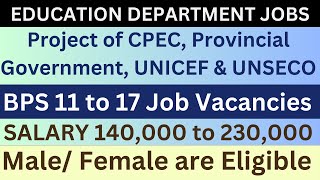 Education Departments Jobs 2024  JEST PST jobs  Government jobs  Teaching Jobs in Pakistan 2024 [upl. by Pieter]