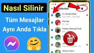 Facebook Messengerdaki Tüm Mesajlarınızı Tek Seferde Nasıl Silersiniz 2024Tüm Messenger [upl. by Hseham]