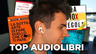 Top 7 Audiolibri da Ascoltare ASSOLUTAMENTE 🎧 [upl. by Llenod]