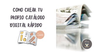 ¿Como hacer un catalogo digital facil y rápido con canva [upl. by Ennaeilsel]