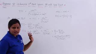 Time Response of Undamped Second Order System for Step Unit [upl. by Tudor]