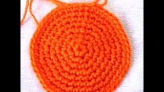 Crochet comment réussir un cercle bien rond avec mailles serrées sans quil devienne hexagone [upl. by Artemis]