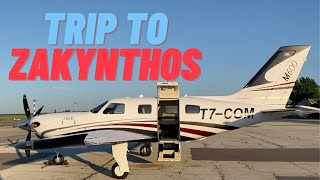 Piper M600 Flight to Zakynthos LGZA [upl. by Anirazc]