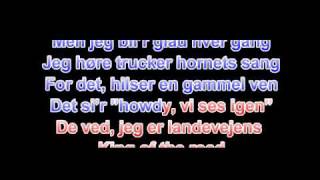 Teddy Edelmann  Den Frie Fugl  Lyrics [upl. by Olen792]