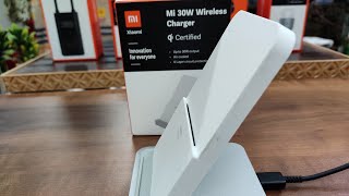 Mi 30W Wireless Charger  Feature and Review [upl. by Attenwahs]