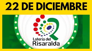 Resultado de la LOTERIA DE RISARALDA del viernes 22 de diciembre de 2023 💫✅💰 [upl. by Rehsa233]