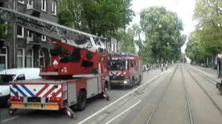 Brand Sarphatistraat  Ladder Willem 2008 [upl. by Ranilopa]