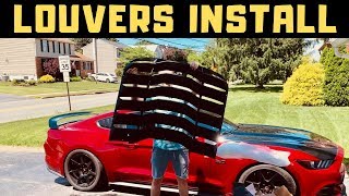 I Installed Louvers on my Mustang GT [upl. by Emarie816]