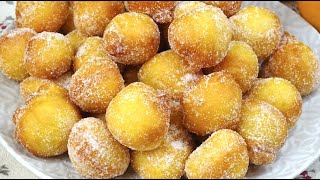 BUÑUELOS DE NARANJA🍊 Con una naranja es SUFICIENTE [upl. by Tlok]