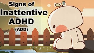 5 Signs of Inattentive ADHD ADD [upl. by Annis]