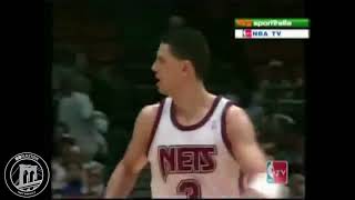 Remembering Drazen Petrovic Careerhigh 44 points against Hakeem Olajuwon amp the Houston Rockets [upl. by Reppiks]