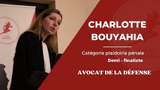 Charlotte BOUYAHIA  Demi Finale Lysias Sceaux 2023  Plaidoirie Pénale [upl. by Baily]