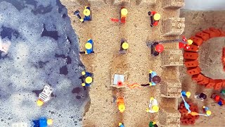 LEGO NATURAL DISASTERS  TOP LEGO DAM BREACH Experiments Moments  Sinkhole Dam Burst [upl. by Frederigo816]