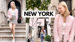 🎀✨VLOG NEW YORK Weekend in my Life NEW FALL FASHION HAUL Meeting LoveShackFancy Founder ✨🎀 [upl. by Larok729]