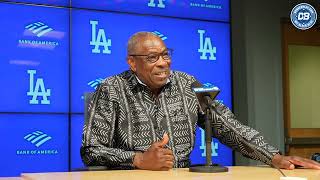 Dodgers pregame Dusty Baker honored to be 8th member inducted into Legends Of Dodger Baseball [upl. by Elyrpa]