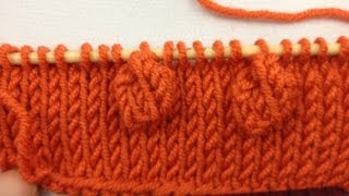 Stricken lernen  Noppe mit 5 Maschen [upl. by Brigitta879]