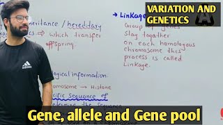 Gene allele and gene pool  introduction of genetics  Class 12 Biology [upl. by Anneliese]