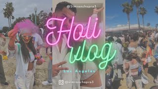 HOLI ON THE BEACH in Los Angeles California [upl. by Fujio]