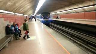 Metro STM  MR73 passing by Outremont [upl. by Lahcsap840]