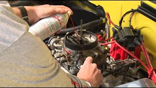 How to clean a gasoline carburetor upper engine air intake using Sea Foam Spray [upl. by Keli]