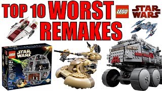 Top 10 WORST LEGO Star Wars Remakes [upl. by Anivlac]