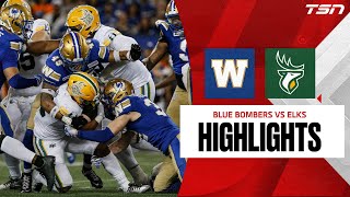 CFL WEEK 17 Winnipeg Blue Bombers vs Edmonton Elks FULL HIGHLIGHTS [upl. by Serolod489]