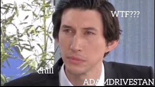 adam driver being annoyed by his coworkers for 3 minutes straight [upl. by Ellehsal]