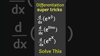 Differentiation of Exponential Functions  Differentiation Class 12  differentiation shorts shorts [upl. by Columbyne]