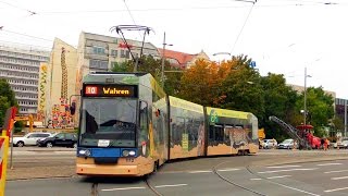 LVB Straßenbahn Leipzig Linie 10 nach Wahren [upl. by Salina]