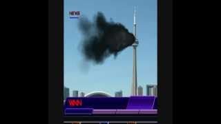 CN Tower Attack FAKE [upl. by Glennie]