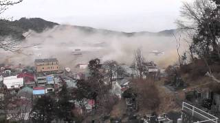 Amazing power of Japanese Tsunami caught on video 19 HD [upl. by Nimra]