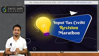 Complete Input Tax Credit in GST  MayNov 2021 [upl. by Alberta892]