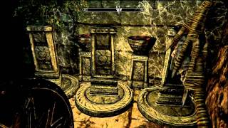 Skyrim Gameplay Alduins Wall Quest Puzzle 1 Solved [upl. by Trisa]