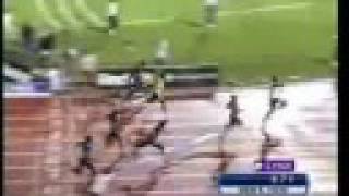 Video of Usain Bolt running 100m in world record 972 seconds [upl. by Resarf]