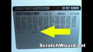 How to find your Chevrolet paint code [upl. by Amrak]