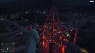 GTAV Rebel Radio Tower SOS Morse Code Is Sound Activated [upl. by Anema168]