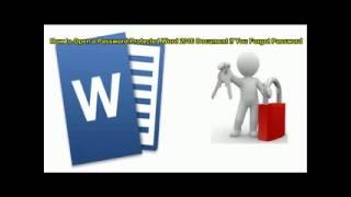 How to Open a Password Protected Word 2016 Document If You Forgot Password [upl. by Libnah248]