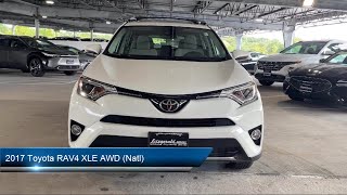 2017 Toyota RAV4 XLE AWD Natl [upl. by Yaluz]