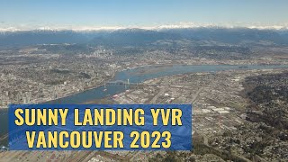 🇨🇦✈️Stunning Landing at YVR Vancouver AC64 Boeing 787 March 2023 4K [upl. by Meeka]