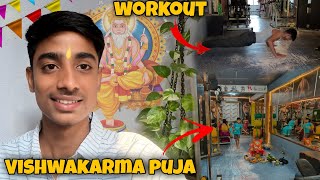 DAY 02 of Daily vlogging Vishwakarma puja [upl. by Iturk62]