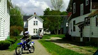 Me Riding My 2001 YAMAHA TTR125 [upl. by Enniotna]