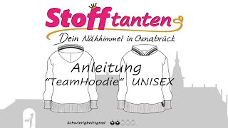 Schnittmuster Anleitung quotTeamHoodiequot [upl. by Alaric443]