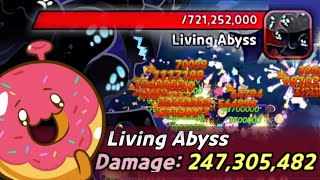 DOUGHNUT POWER INSANE 200 Million Living Abyss Build  Cookie Run Kingdom [upl. by Poirer657]