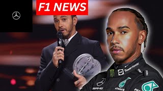 Sir Lewis Hamiltons speech during the FIA prize giving ceremony was class [upl. by Knowland314]