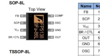 fp5138 ic circuit diagram FP5138BBOOST CONVERT CONTROL IC [upl. by Pris710]