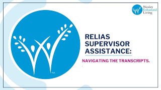 Relias Supervisor Assistance Navigating Transcripts [upl. by Neu]