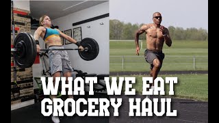 What We Eat As Athletes  Grocery Haul [upl. by Jessabell602]