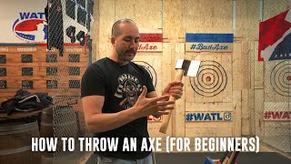 Axe Throwing Tips For Beginners [upl. by Albright]