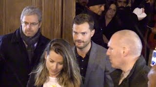 EXCLUSIVE  Dakota Johnson and Jamie Dornan attend C a Vous tv show in Paris [upl. by Nohsyt534]