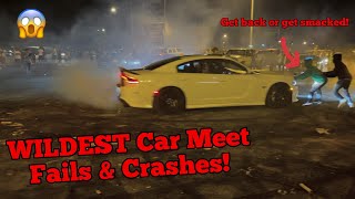 WILDEST Car Meet Fails and Crashes Compilation Part 2 [upl. by Leid]